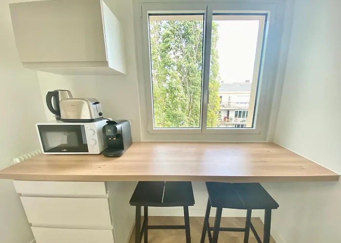 Scandinave Balcon Et Ascenseur Апартаменты Анже